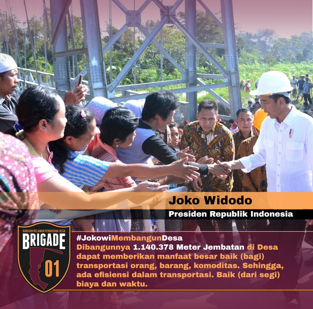 JOIN_2019_SM's tweet photo. Mengabdi Desa Membangun Indonesia
#Brigade01 #JokowiMembangunDesa
#Brigade01Bengkulu
@Jokowi
@CakimiNOW 
@SyaifulHooda
@MABESBRIGADE01
@JOIN_Bengkulu https://t.co/HGkc6cFC23