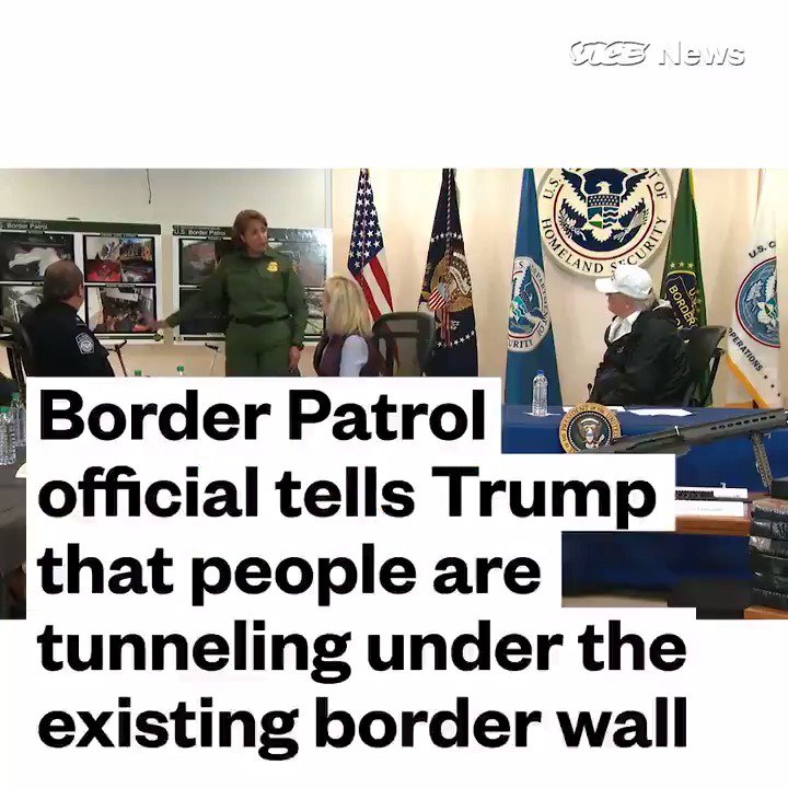 🤡@realDonaldTrump went to Texas to pitch his wall.
Border Patrol showed him that people are *already* tunneling under EXISTING walls.
Trump is holding our country hostage over a wall that WON’T WORK and #Mexico is supposed to pay for‼️
#TrumpShutdown