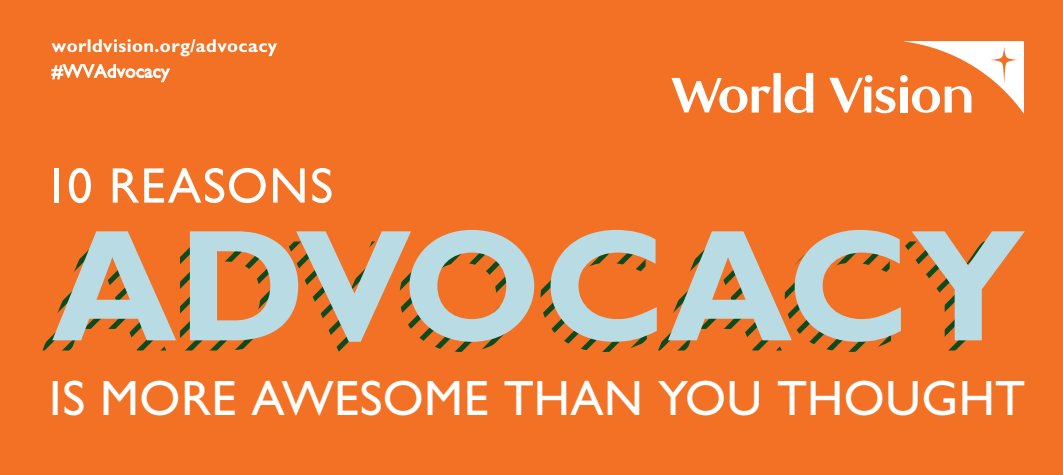 WorldVisionUSA's tweet photo. 10 reasons advocacy is more awesome than you think: https://t.co/2kQEwpKEyq (Some of them might surprise you!) #WVAdvocacy https://t.co/6ffbP7lUaZ