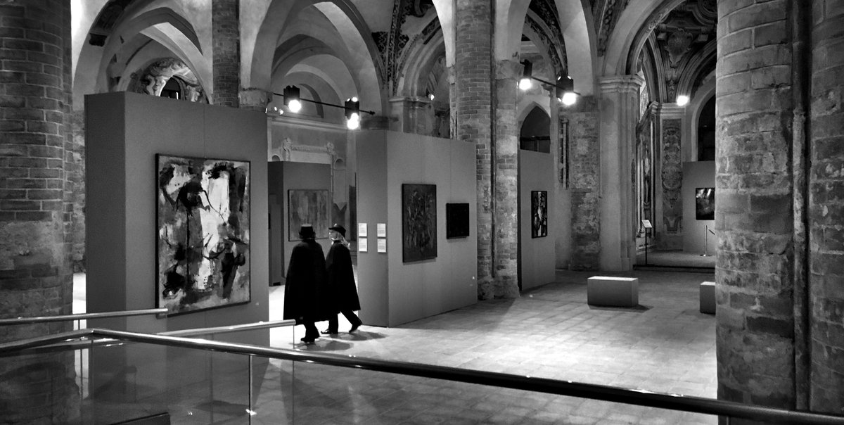 regis_daniele's tweet photo. #Arte #informale dalle #collezioni della @gamtorino mirabile #mostra nello stupendo Complesso di San Francesco #Cuneo @FondazioneCRC 60 opere con #Casorati #Gallizio #Galvano #Garelli #Montalcini #Martina #Mastrioianni #Parisot #Paolucci #Ruggeri #Scroppo #Spazzapan #Tarantino.. https://t.co/7FhTKR66Ou