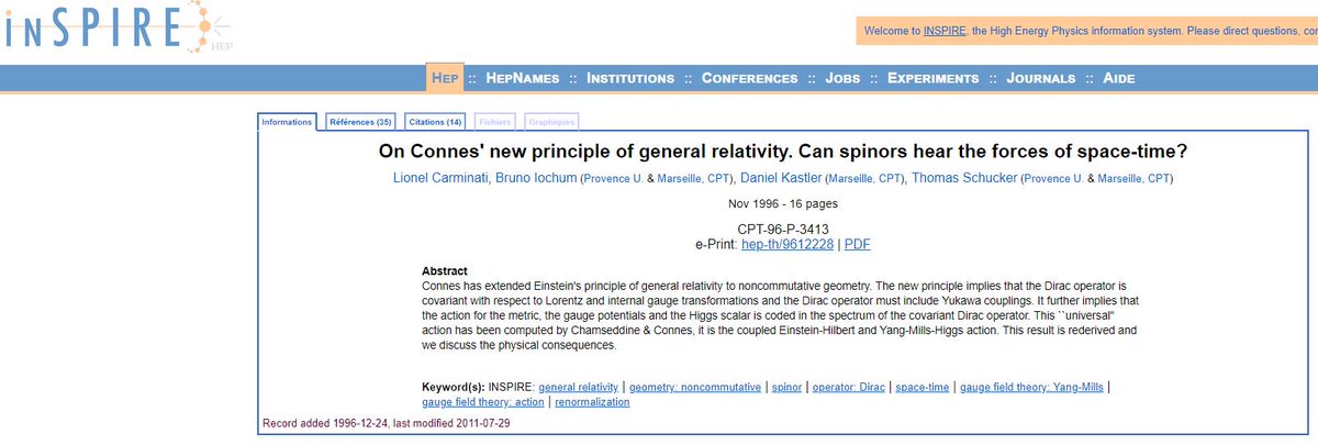 bardot_cedric's tweet image. ... providing a fascinating coda to the famous Kac (quoting Lipman Bers) quest “Can you hear the shape of a drum?” math.ucdavis.edu/~hunter/m207b/… that with #QuantumInsight one can rephrase: &quot;Can #spinors hear the forces of #spacetime?&quot; quoting a 1996 preprint arxiv.org/abs/hep-th/961…...