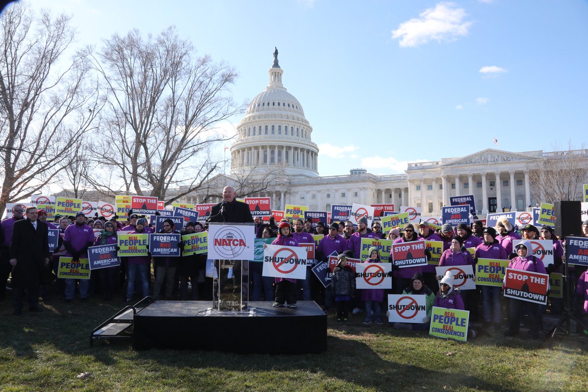 NATCA President <a href="/PaulRinaldi/">Paul Rinaldi</a> opened the #stoptheshutdown rally with remarks to the #NATCAfamily members and aviation organization representatives on Capitol Hill, calling for an end to the #shutdown.