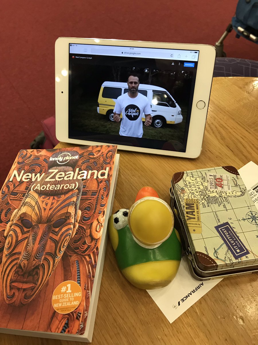 WandererDuckies's tweet photo. Getting ready for our campervan adventure in 🇳🇿

- heard there is even a challenge? #MadChallengeNZ #MadaboutNZ 

🐣🚍🇳🇿🐣

#travel #wanderlust #campervan #vanlife #newzealand #nz #madcampers @airfrance @airfranceDE @ChinaSouthernEU @lonelyplanet @lonelyplanetAUS https://t.co/Ln7uKtLvAl