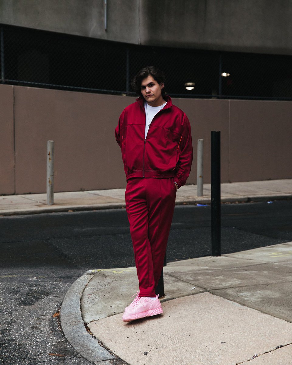 atmos USA on "Martine Rose and Nike releases this Saturday in-store online. The collaboration combines English and American sporting looks, with UK-style tracksuits and dad sneakers. #UBIQ #TheWorldOver #MartineRose #