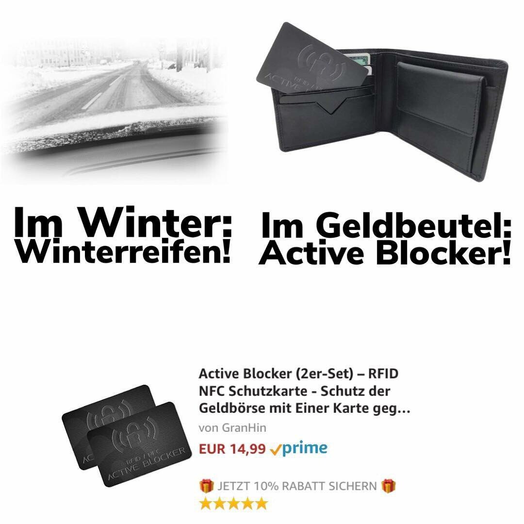 active_blocker's tweet image. ...weil Sicherheit die einzige Option ist! 
#rfidblocker #sicherheit #activeblocker #nfcblocker #seiwieberta #geldbörse #schutz #schutzkarte
