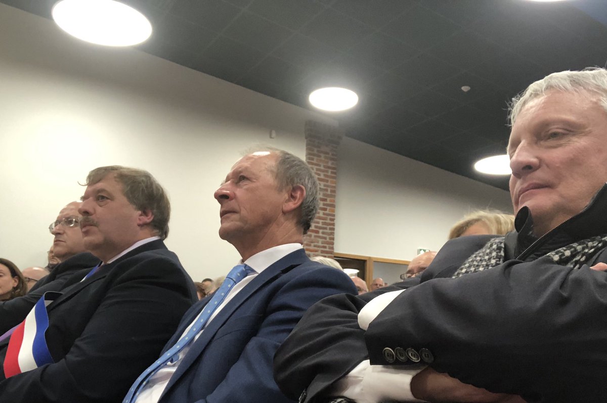 Quatreboeufsmh's tweet photo. Avec mon ami Pascal Zoute, le maire de #Chereng à l’occasion de l’inauguration de la #Ferme de Ceren #Espace culturel Jean Piat. Un cofinancement @MEL_Lille @departement59 👍 https://t.co/6durTazUwI