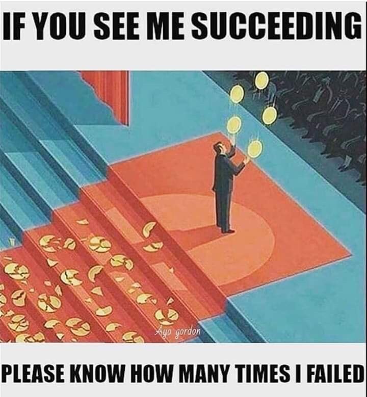 MikeBumLucky's tweet photo. Success isn’t handed to us. We must fail time after time until we succeed. #topofthemountain https://t.co/6JMuYSGBw9