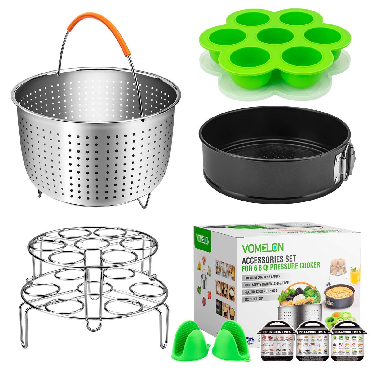 besttime2buyit's tweet photo. If you own an Instant Pot, check out this cooking accessories!10-Piece Instant Pot that includes a steamer basket, racks, oven mitts recipe book and more!
#instantpot #steamer #eggsteamer #ovenmitts #recipebook #kitchen #cooking #amazon #amazonprime
https://t.co/srguocyyV9 https://t.co/JiFOdsfrPd