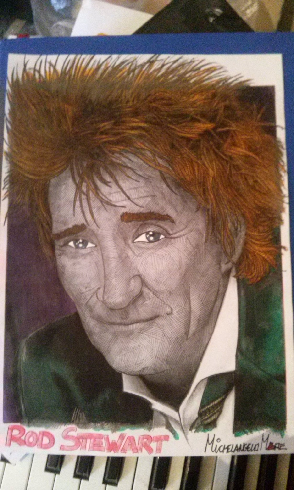 Very, very happy birthday to the might Rod Stewart!

This is my kind artwork for him! 