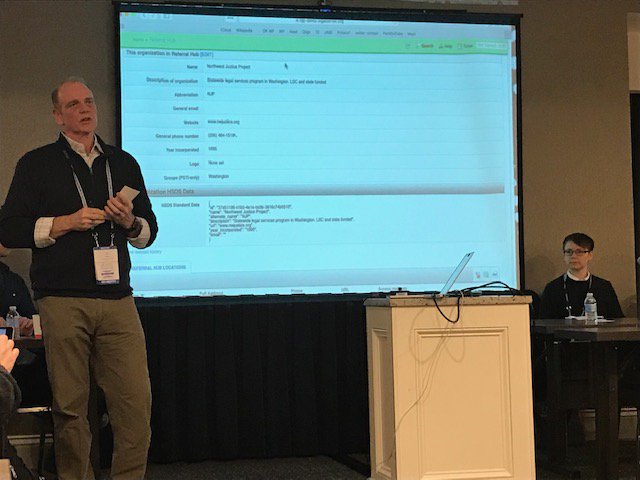 LegalServer's tweet image. Great insights today #LSCITCon by @ivashton regarding ReferralHub and @Open_Referral helping #legalaid be more efficient &amp;amp; effective sharing information across agencies statewide.