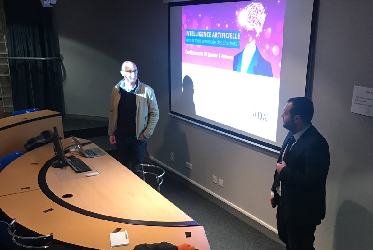 🗣 Début de la conférence « vers la mort annoncée des chatbots ? » aujourd’hui au #quaidelinnovation