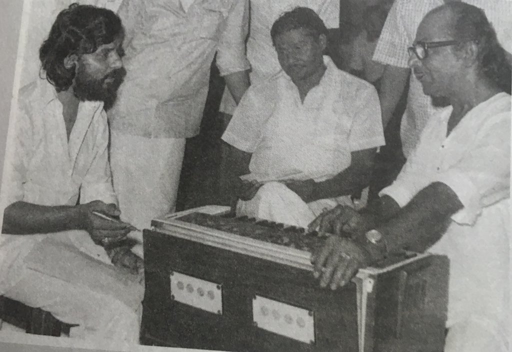 ‘Evide kaattinu sugandham...’ With the legendary Salil Chowdhury...