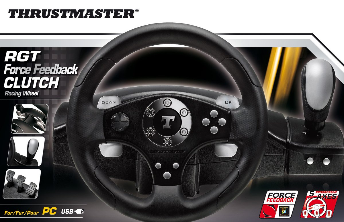 Thrustmaster RGT Force Feedback Racing Wheel PC 