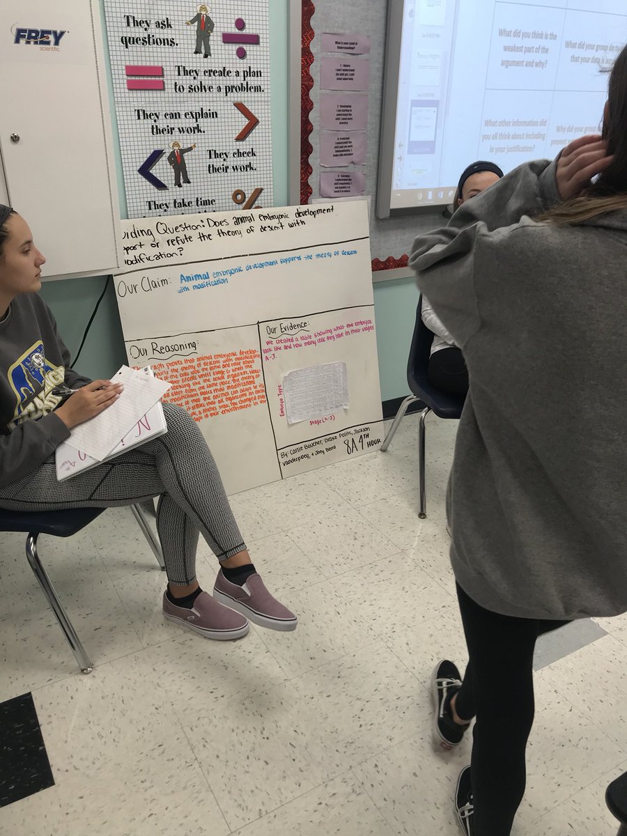 FMSTeam8D's tweet photo. Team 8A science students have been working hard on ADI Lab 20 this week! @ArgumentDriven #WSDLearns https://t.co/4TMyZKgcEu