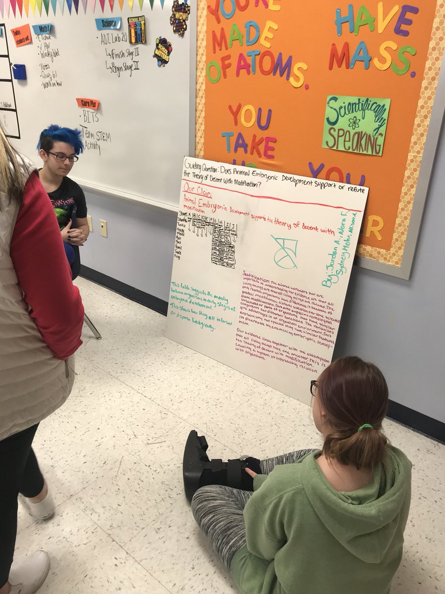 FMSTeam8D's tweet photo. Team 8A science students have been working hard on ADI Lab 20 this week! @ArgumentDriven #WSDLearns https://t.co/4TMyZKgcEu