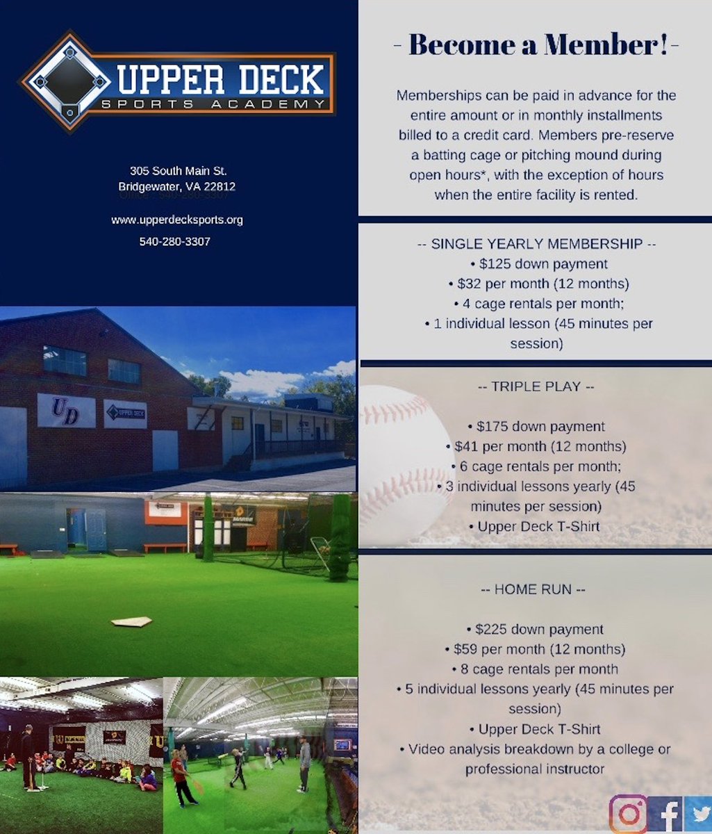 upperdecktigers's tweet image. 🚨 BECOME A MEMBER TODAY🚨

Begin your journey to playing college baseball or softball⚾️🥎
Make your dreams a reality!!

For more information visit our website... upperdecksports.org
#AdvanceYourGame #DreamBig
