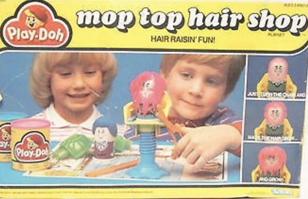 How? bright crawl 80sThen80sNow on Twitter: "80s TOY of the Day: Play-Doh “Mop Top Hair Shop” (1985) #PlayDoh #MopTop #Hairdressing #Hairdressing #Haircut #HairStyle #Hair #Barber #Salon #Stylist #Beauty #1980s #80s #80sThen80sNow https://t.co/F6GBLRWMBd" / Twitter How? bright crawl 80sThen80sNow on Twitter: "80s TOY of the Day: Play-Doh “Mop Top Hair Shop” (1985) #PlayDoh #MopTop #Hairdressing #Hairdressing #Haircut #HairStyle #Hair #Barber #Salon #Stylist #Beauty #1980s #80s #80sThen80sNow https://t.co/F6GBLRWMBd" / Twitter