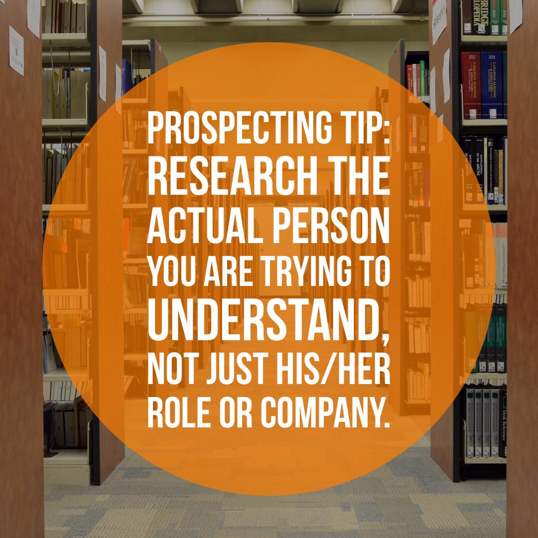 AgilitySelling's tweet photo. This is such a personal pet peeve of ours - sales people who contact us “cold.” All of the best sales people we have EVER known make time to do their research.
#AgilitySelling #Sales #Prospecting #Entrepreneur https://t.co/0VAJufNMtX