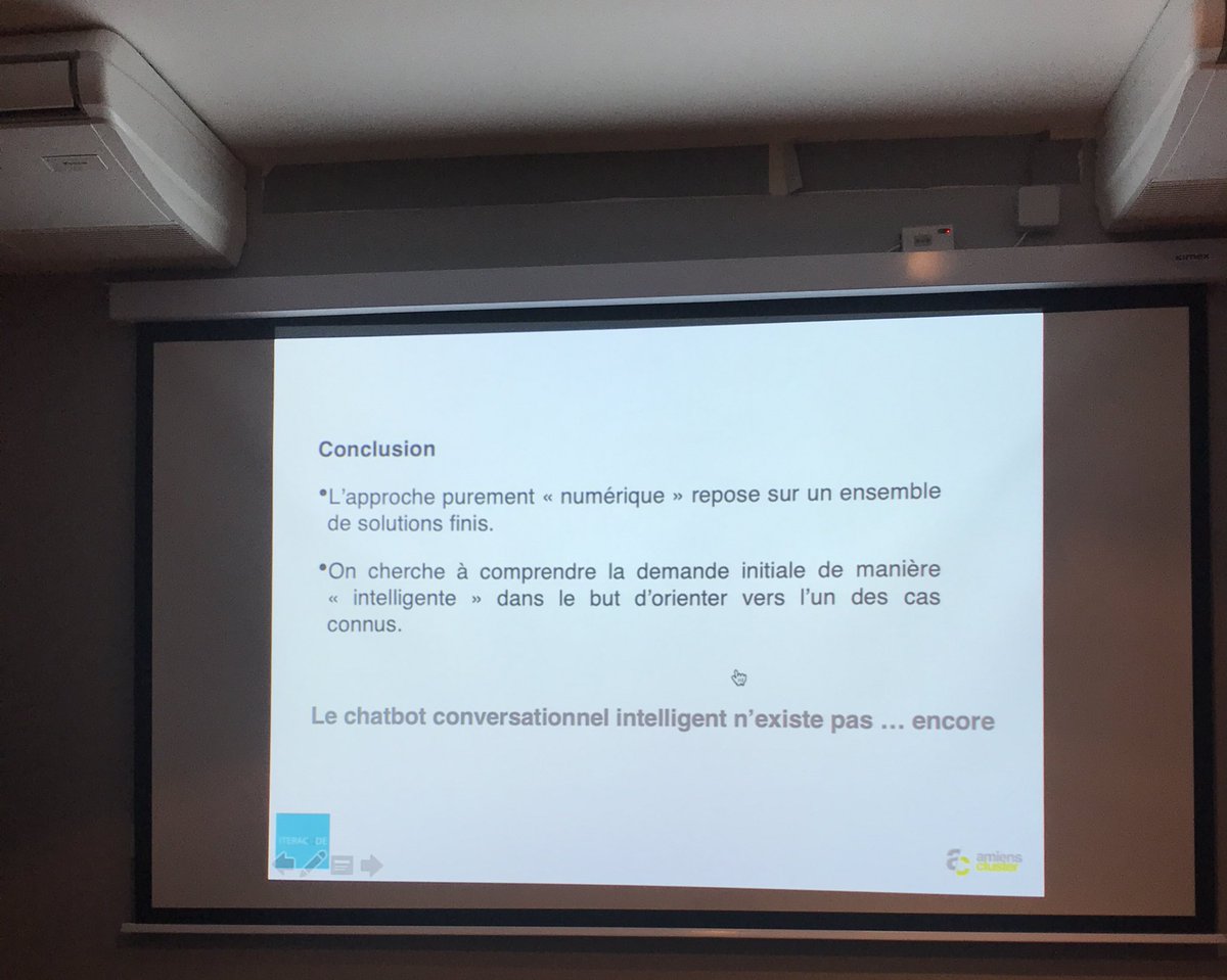 👥 « le chatbot conversationnel intelligent n’existe pas vraiment  pour le moment » 🗣