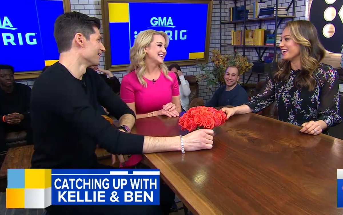 MarkPlum63's tweet photo. No doubt @Ginger_Zee is the most talented, #1meterologist and is great to us fans and today's interview with Pickler and Ben was absolutely awesome https://t.co/ERG9oAclui