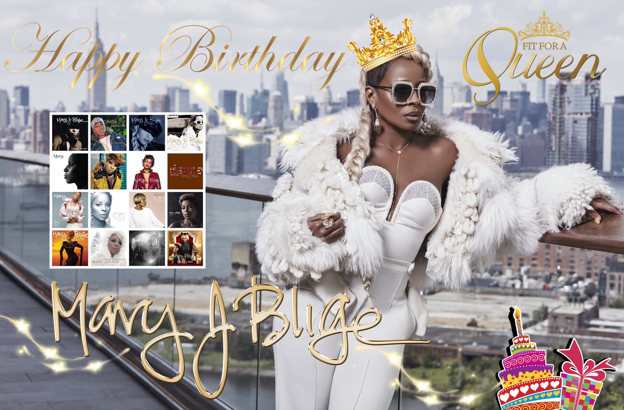 Happy Birthday To My Queen Mary J.Blige   Love You MaMa    2019.1.11    