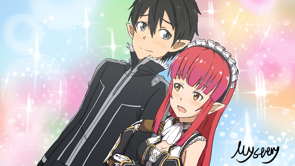 Mystery Sword Art Online Rain X Kirito ソードアート オンライン Sao 赤髪 レイン Sao キリト Sao 枳殻虹架 T Co J5dpyvf0t1