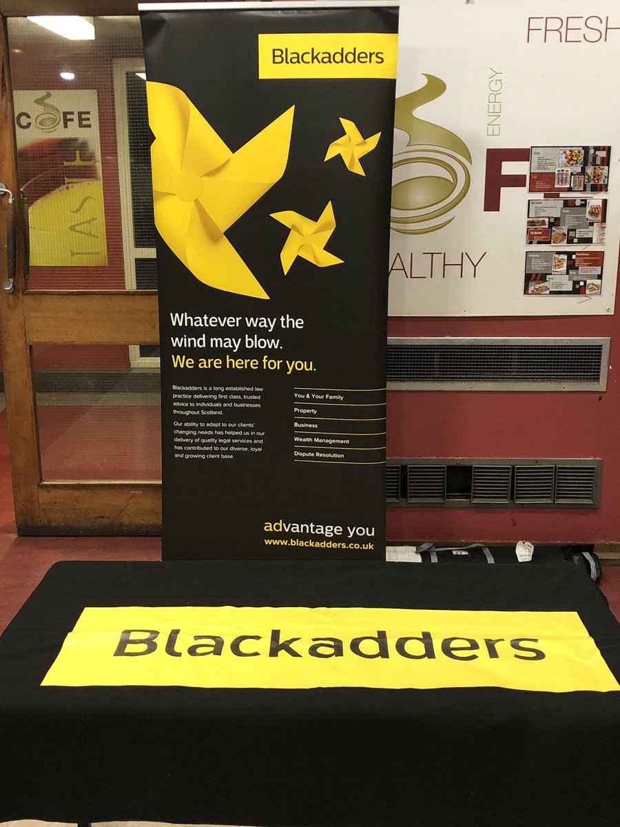 Delighted to be representing <a href="/BlackaddersLLP/">Blackadders LLP</a> at the Aberdeen Grammar School careers event, tonight. #AGS #FP