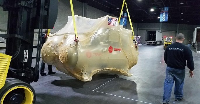 HuntonTrane's tweet photo. Sneak peek of booth setup ahead of next week's #AHRExpo. Check out Trane in booth B2661 Monday - Wednesday and learn more here: https://t.co/1F5nf23JM2
#KnowledgeBecomesPower https://t.co/Q2KrAM9XOV