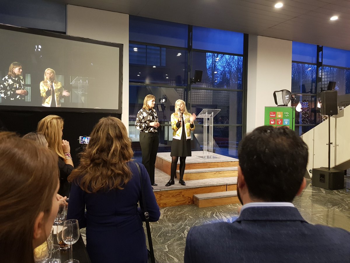 woff61's tweet photo. #vnoncwwest nieuwjaarsreceptie waar minister siegrid kaag stilstaat bij het belang van de #SDG binnen het bedrijfsleven https://t.co/fi23Aff4kg