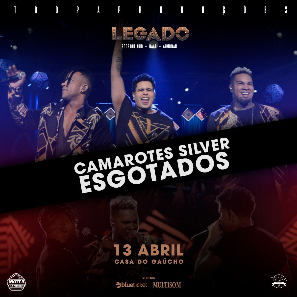 troopeventos's tweet photo. BOOOM 🧨💥
CAMAROTES SILVER ESGOTADOS para o Samba da Tropa com Lançamento Exclusivo do DVD #Legado !
#SegueATropa #AhMrDan #Gaab #Rodriguinho #BoomExplodiu #TropaProduções https://t.co/XhIirAGLd8