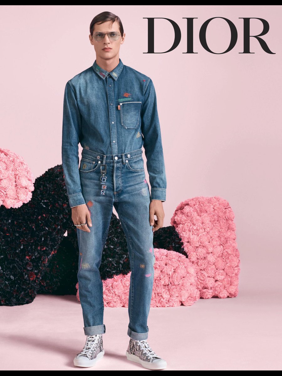 I see the 70s, just out of jail look is back. #doubledenim
