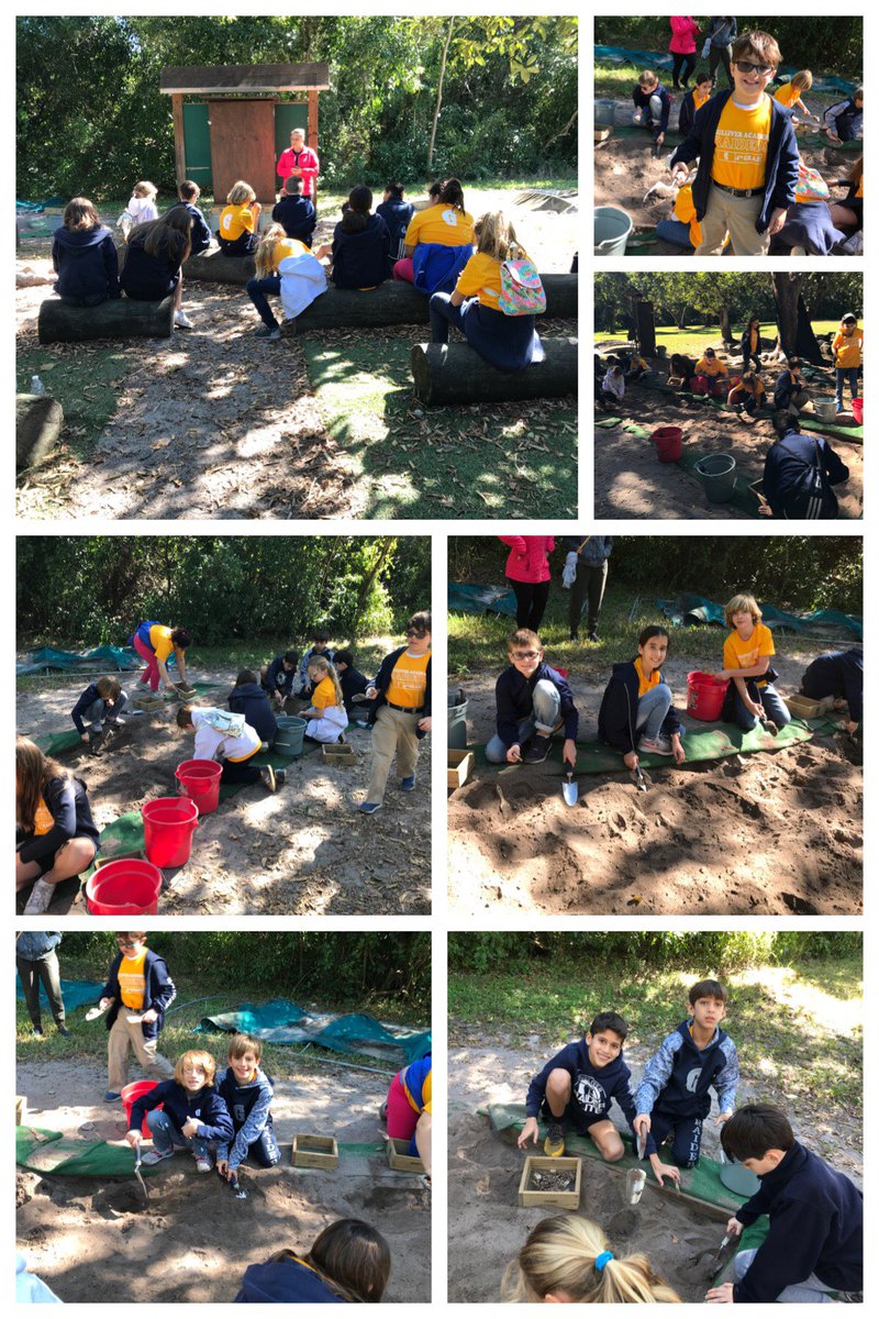 #perezsraiders enjoying an archaeological dig⛏⁦ #gslearning <a href="/DeeringEstate/">Deering Estate</a>⁩