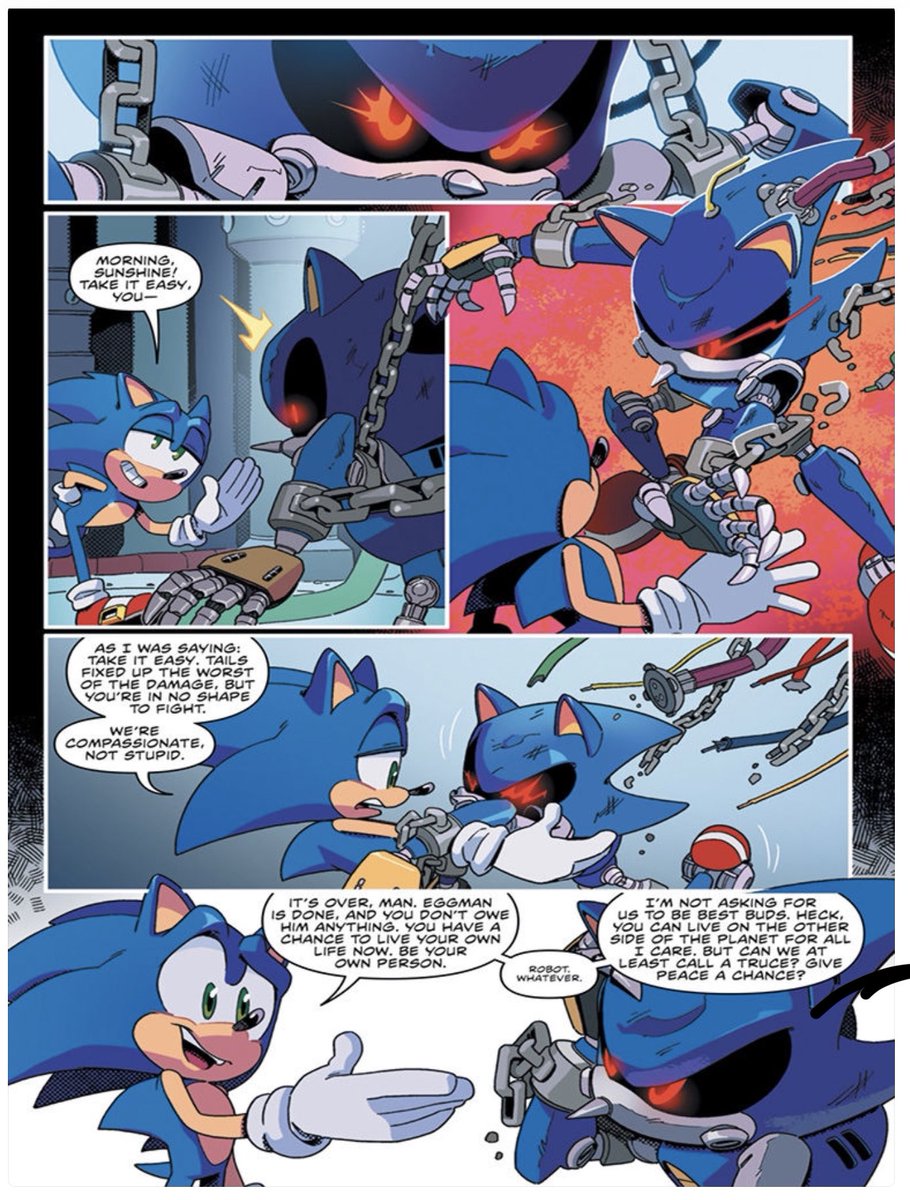 Metal Sonic's most powerful technique: PIMP SLAP™ : r/SonicTheHedgehog