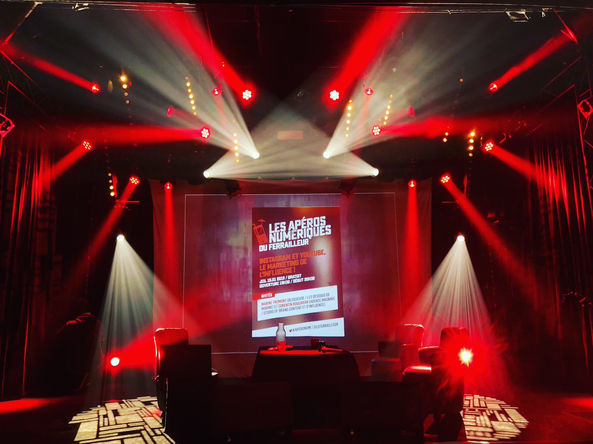 FMontupet's tweet photo. 📱🍸 Rendez vous à 20h30 pour le début de la conférence sur les influenceurs au @LeFerrailleur ! Avec @DessousDeMarine et @BougaranC de @MagnAvenue ! #aperonum https://t.co/PGlp4IqXDo