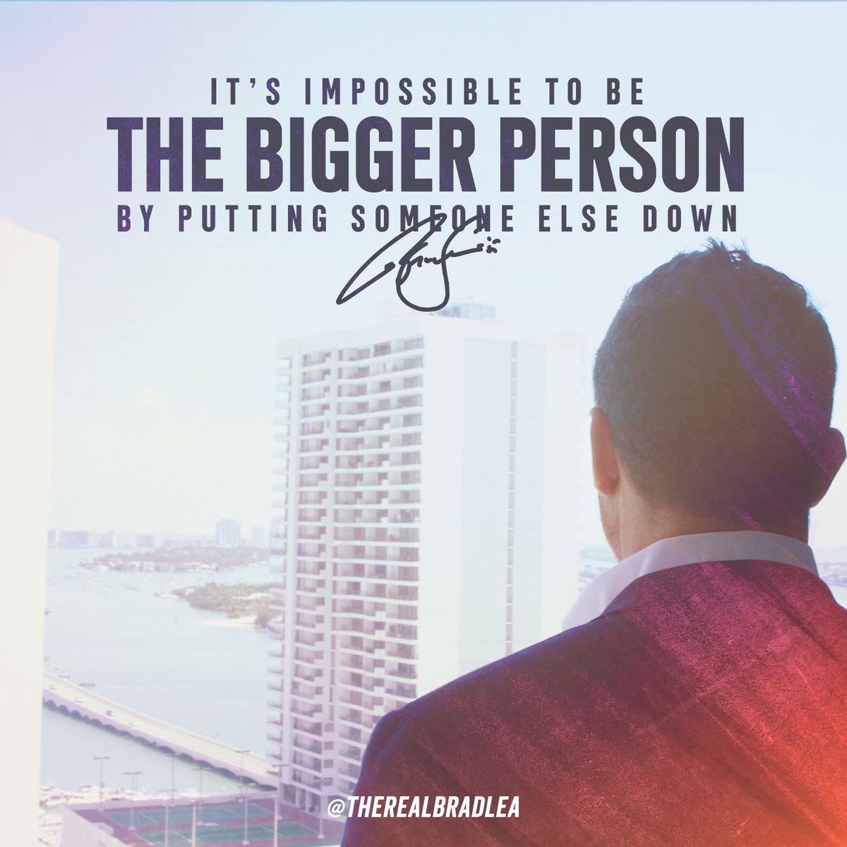 TheRealBradLea's tweet photo. If you want to build your confidence—FOCUS on building someone else up. When we help one and other, EVERYBODY wins! 💯

#ThursdayThoughts https://t.co/ztZf1nZwkB