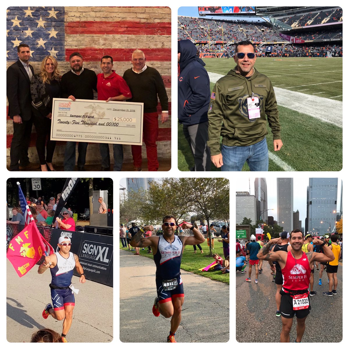 2018 was a great year & looking forward to bigger things in 2019! Proud to raise $$ for @SemperFiFund & continue to race!  #patriotracer @drinkhoist @AltRedbySur @HoneyStinger @IMF_Foundation #chicago