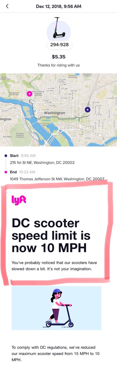 benjaminjparks's tweet photo. Officer, I was only scooting 10.44 mph. https://t.co/C5r66sdOGI