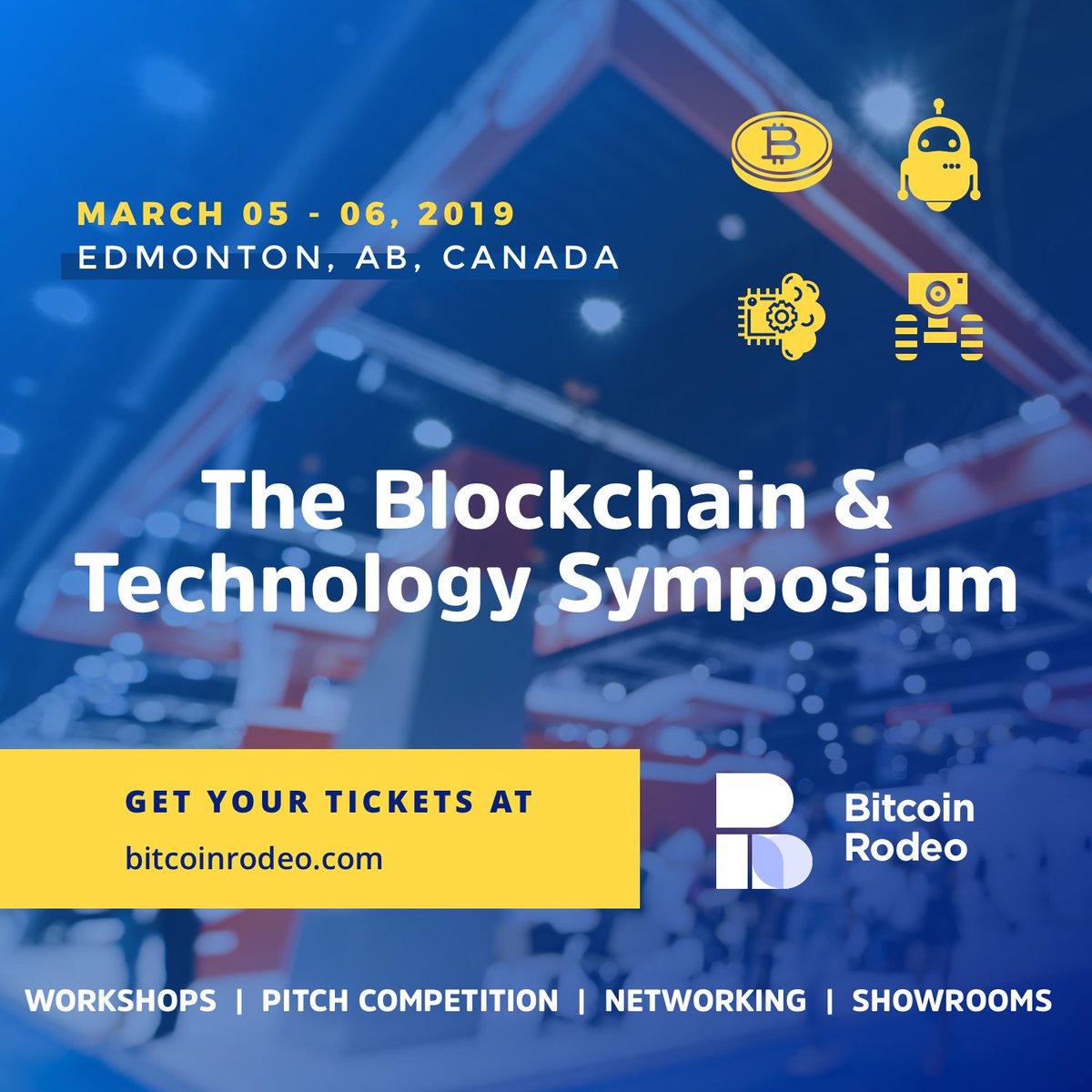bitcoinrodeoyeg's tweet photo. ★★★ Get your early bird tickets now!! ★★★ Attend workshops, keynotes &amp; live demos. See the latest in Robotics, AI, IoT, Blockchain. Meet Industry Leaders, Government Officials, Academia, &amp; Venture Capital! March 5 and 6!
https://t.co/UxC342jzph
#blockchain #tech #conference https://t.co/UDNEG8qAdn