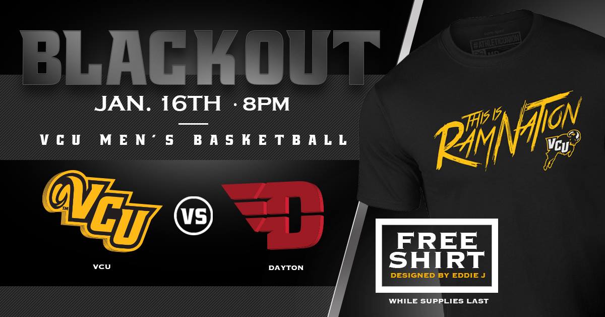 OCPE_VCU's tweet image. Come out next week, Wednesday, January 16! @VCU OCPE is a sponsor for this Blackout T-shirt giveaway. Let's go @VCU_Hoops !

#vcuram
#ramnation
#vcubasketball