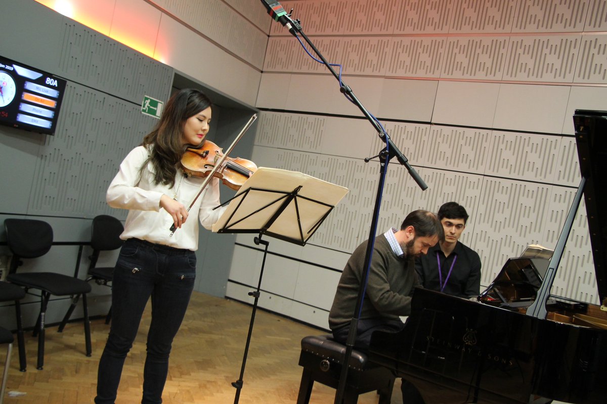 In Tune BBC Radio 3 (@bbcintune) on Twitter photo <a href="/hyeyoon_park/">Hyeyoon Park | Violinist</a> & <a href="/SholtoKynoch/">Sholto Kynoch</a> brightening up in the In Tune studio ahead of their recital at <a href="/wigmorehall/">wigmorehall</a> on the 13th January. <a href="/hyeyoon_park/">Hyeyoon Park | Violinist</a> & <a href="/SholtoKynoch/">Sholto Kynoch</a> brightening up in the In Tune studio ahead of their recital at <a href="/wigmorehall/">wigmorehall</a> on the 13th January.
