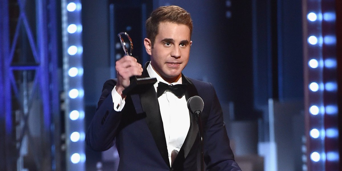 TheTonyAwards's tweet photo. “To all the young people watching at home, don’t waste any time trying to be like anybody but yourself, because the things that make you strange are the things that make you powerful.”
--@BenSPLATT at the 2017 #TonyAwards.
#TBT #ThisIsBroadway https://t.co/9dPEpbxZ9v