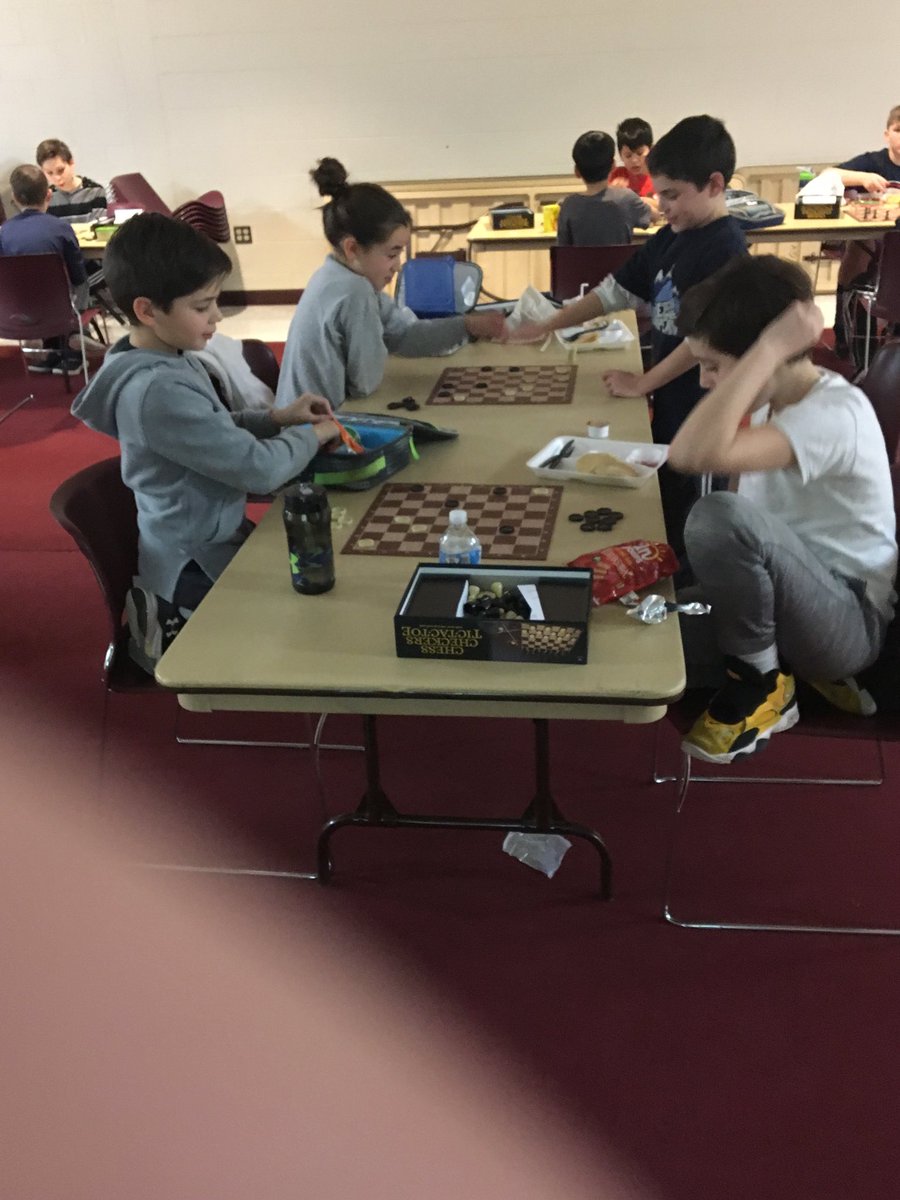 smpiasecki's tweet photo. 5th Grade Boys’ Leadership Group organized a Chess and Checkers Club at lunchtime. https://t.co/y0LmdzPQ9L