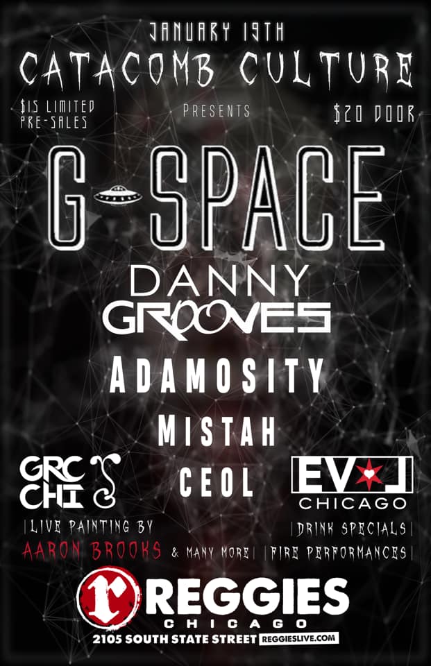 ohhgeezitsdee's tweet photo. #gspace #dannygrooves #mistah #adamosity #ceol #reggies #reggiesrockclub #reggieslive #aaronbrooksart #abrooksart #fireperformances #liveart #chicago #edmchicago #bassmusic https://t.co/e2FYReSx4C