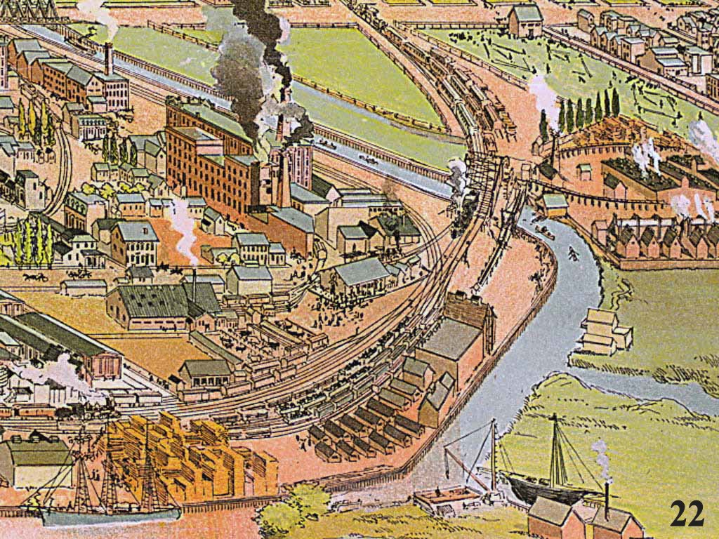 Jan 10, 1883: the Grand Trunk Railway opens a second track between Union Station and Don station. This was the original 1856 GTR Don Station, not the one preserved in Roundhouse Park today. It was located just to the west of the Don River. 1/3