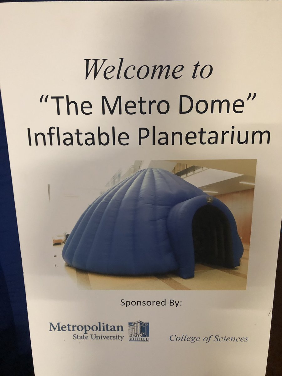 Big thanks to UMD and Metropolitan State for your collaboration in bringing the Planetarium to Hale👍! @associateronmps <a href="/MPS_News/">Minneapolis Public Schools</a> @SuptGraff #HaleToday