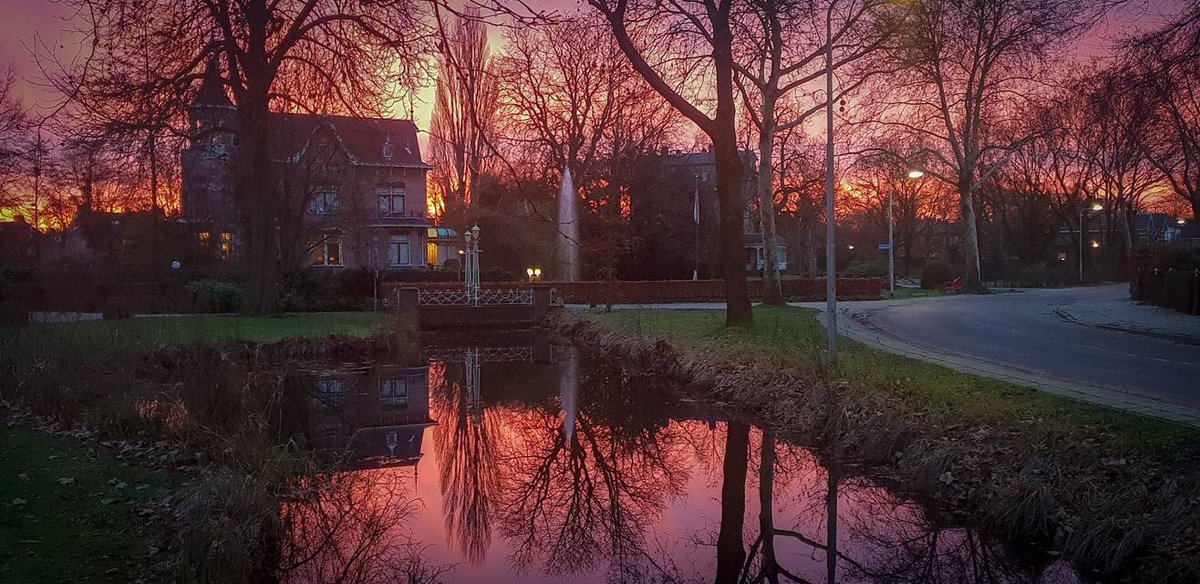 Jorrit van de Kolk bedankt voor deze prachtige foto van de zonsopgang bij onze zorgvilla, heden ochtend!