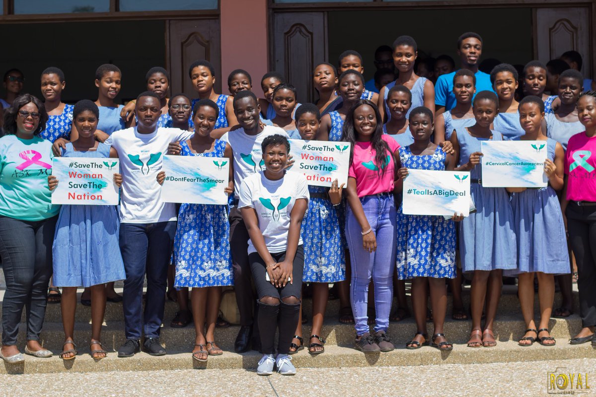 momic2018_'s tweet photo. #throwback to the Cervical Cancer Talk at St Mary's SHS.
MOMIC 2018🎗️ together with Resource Personnel from🎗️Korle-Bu Reproductive Health Unit🎗️  educated over 300 young girls on Cervical Cancer; Causes, Prevention, Effects and Treatment.✔️🎗️
#savethewomansavethenation https://t.co/9Qf04D3PFf