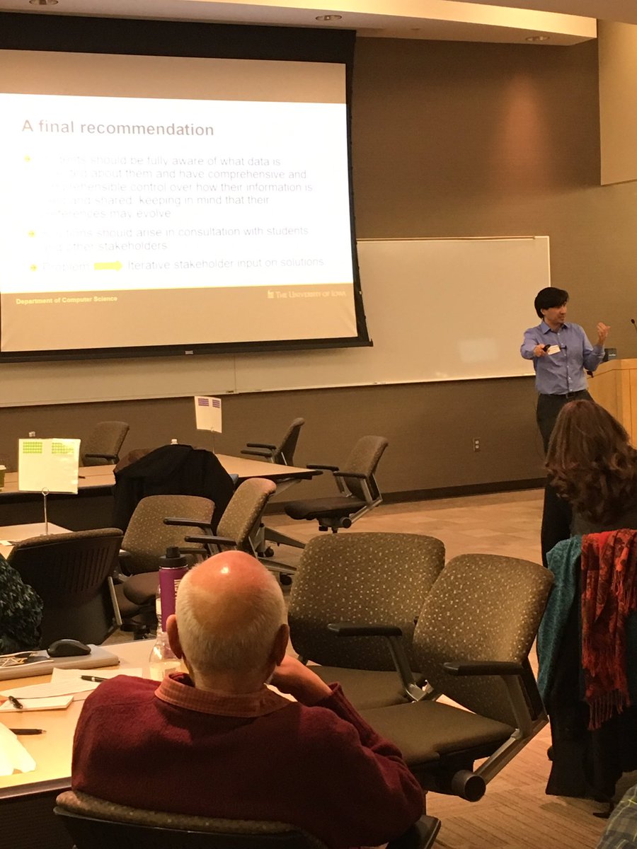UICfT's tweet photo. Juan Pablo Hourcade tells us to consider approaching some potentials of Artificial intelligence with a grain of salt. #4CAST19 https://t.co/aDlrTnjw0m