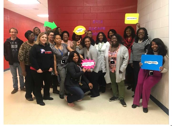 Yes, we escaped! The RTI2 Escape Room: This was a professional development event that focused on compliancy and the deliverance of high quality RTI2 instruction.