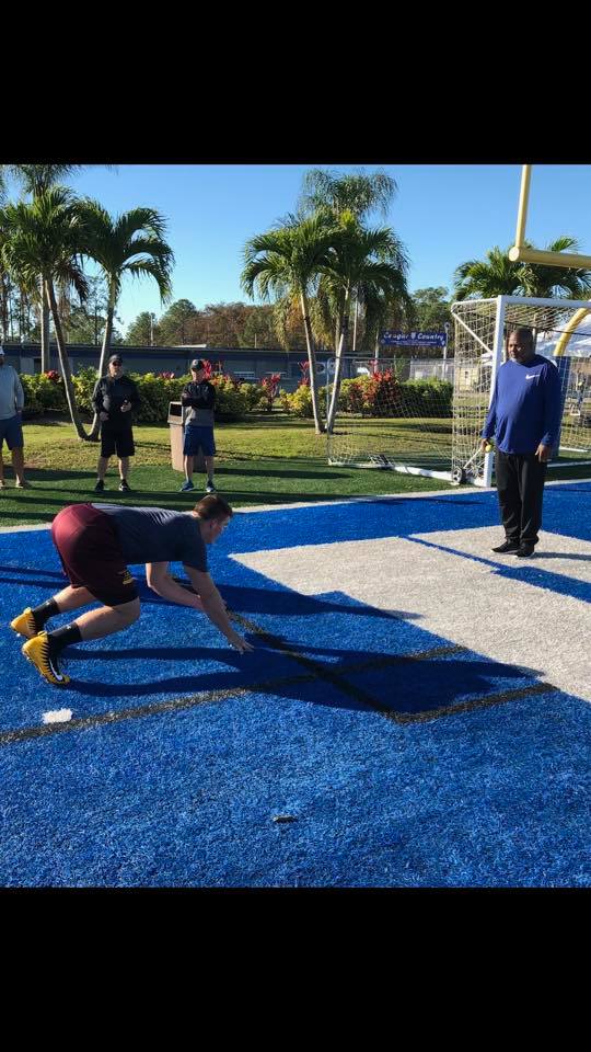 J_Cominsky's tweet image. It was coaches week down here in Naples, FL &amp;amp; I have been privileged to work one-on-one w/ a 3x pro bowler &amp;amp; super bowl champ, Bryan Cox. I have learned a lot about D-Line &amp;amp; heard some encouraging words from BC. Thank you for elevating my game to the next level!